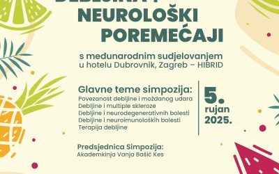 PRVI HRVATSKI SIMPOZIJ DEBLJINA I NEUROLOŠKI POREMEĆAJI s međunarodnim sudjelovanjem